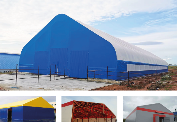 Тентові навіси та ангари: практичний гід для тих, хто планує надійне укриття